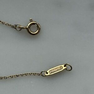 Tiffany & Co 18K Yellow Gold Chain Necklace AU750 Fine Jewelry Minimalist Chain